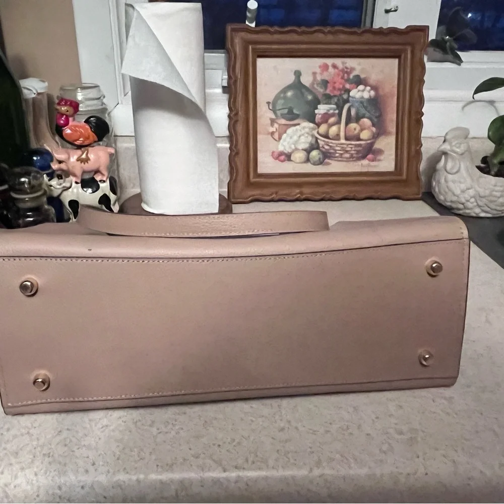 Coach Pebbled Leather Tote in Blush Pink - Picture 3 of 6